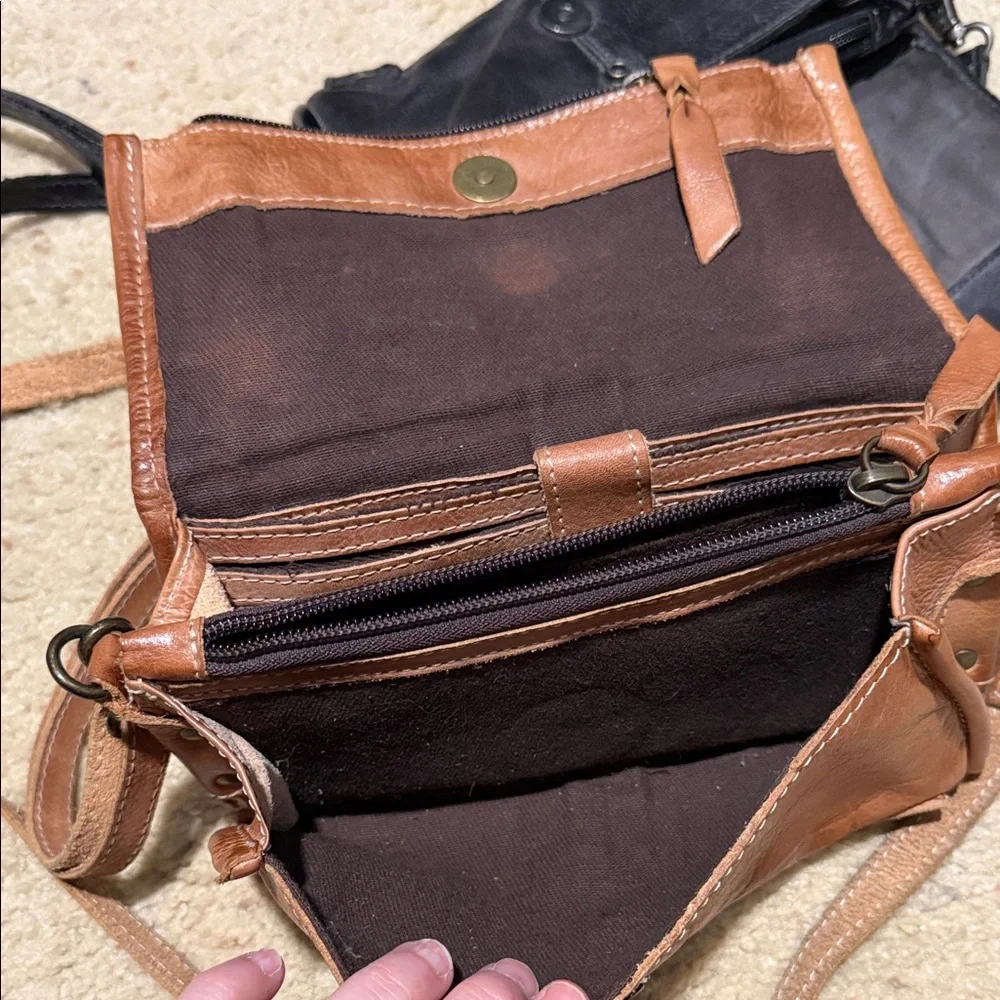 Bed Stu Tan Leather Amina Crossbody Bag. NWOT - Picture 3 of 7